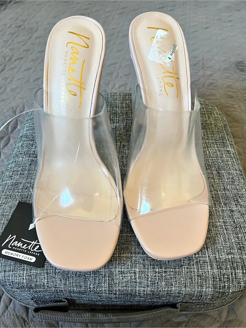 Strap Platform Heels in Pink NWT